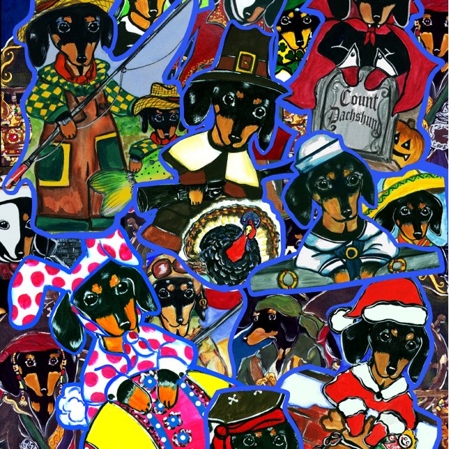 Dachshund-serier Filt (Skapare uppladdad)