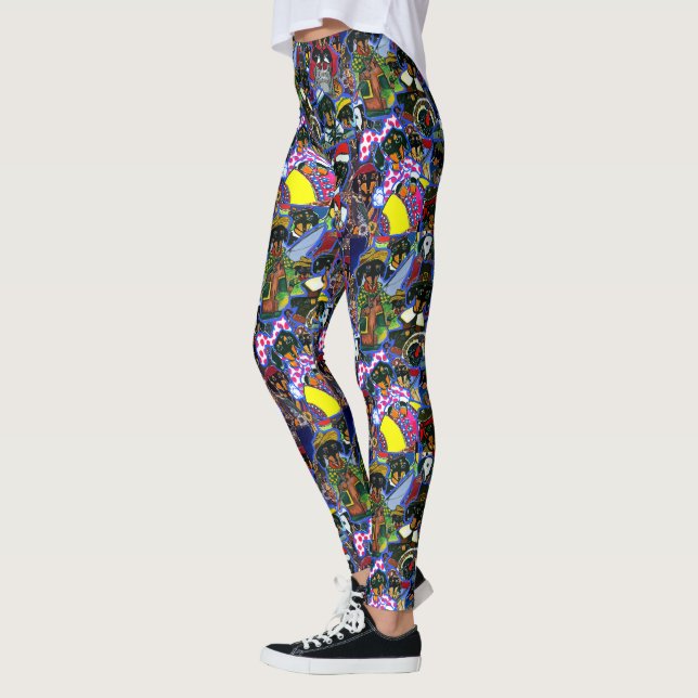 Dachshund-serier Leggings (Vänster)