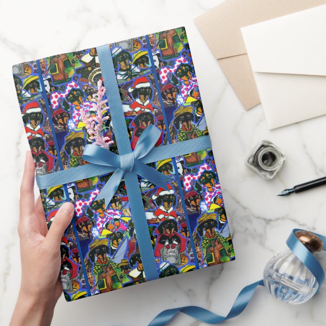 Dachshund-serier Presentpapper (Gifting)
