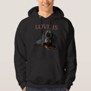 Dachshund Shirt Hund Mamma Pappa Manar Women Kids Hoodie