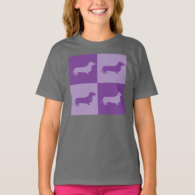Dachshund Shirt T Shirt (Framsida)