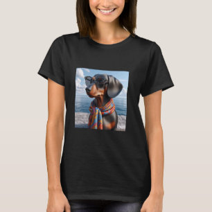 Dachshund Shirt Weiner Hund Mamma Pappa Kärlek Dox T