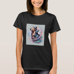 Dachshund Shirt Weiner Hund Mamma Pappa Kärlek Dox T
