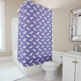 Dachshund Shower Curtain Lila Doxie Bathroom