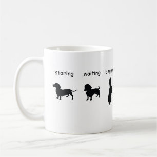 Dachshund Silhouette Mugg