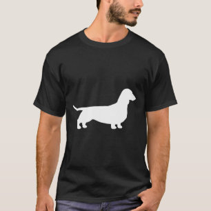 Dachshund Silhouette S Wiener Hund Smooth Jackat D T Shirt