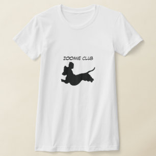 Dachshund Silhouette Zoomie Shirt T