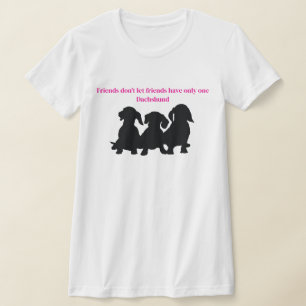 Dachshund Silhuett T-Shirt