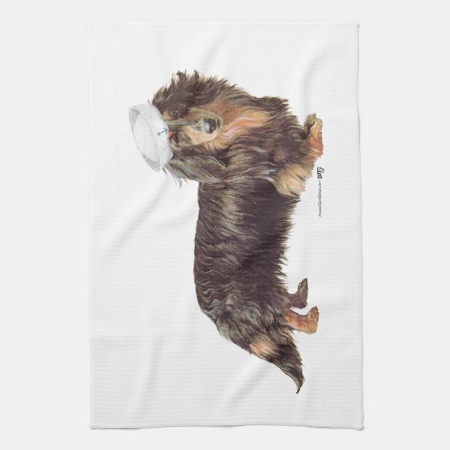 Dachshund Sjöman Kökshandduk (Vertikal)