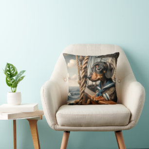 DACHSHUND SJÖMAN KUDDE