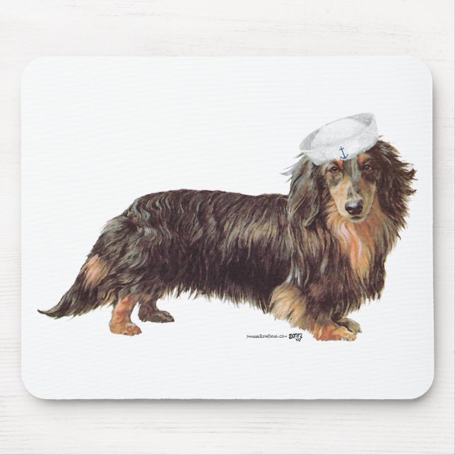 Dachshund Sjöman Musmatta (Framsidan)