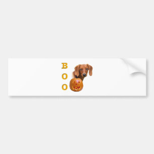 Dachshund (slät) Boo Bildekal
