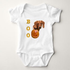 Dachshund (slät) Boo T Shirt