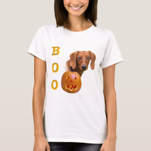 Dachshund (slät) Boo Tee Shirt
