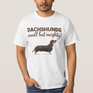 DACHSHUND SMALL MEN MIGHTY T SHIRT