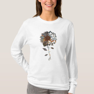 Dachshund Solros du är mina Hundälskare i världen T Shirt