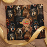 Dachshund ...sömlös mönster presentpapper<br><div class="desc">Fira dina speciella tillfällen med lite hund elegans med hjälp av vårt Papper Digital Art Dachshund Wrapping. Designat med oklanderlig uppmärksamhet på detaljer fångar detta papper den älskade dachshundens charm och karaktär och blandar modern digital estetik med en tidlös kärlek för denna ikonras. Kolla in DogSassy-designen om du vill ha...</div>