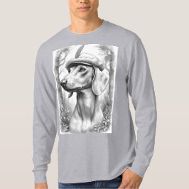 Dachshund Statue Hunter T Shirt