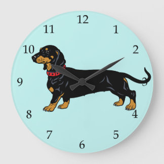 dachshund stor klocka