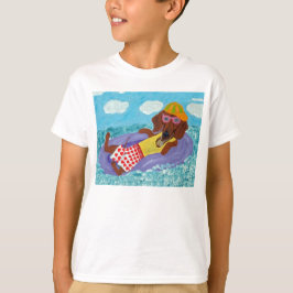 Dachshund Strand Nybörjare T Shirt