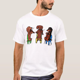 Dachshund String Trio Musician Tshirt Tröja