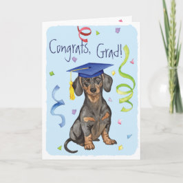 Dachshund Student Kort