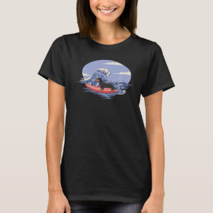Dachshund Surfing Hund Summer Dachshund T Shirt