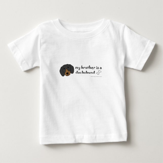 dachshund t-shirt (Framsida)