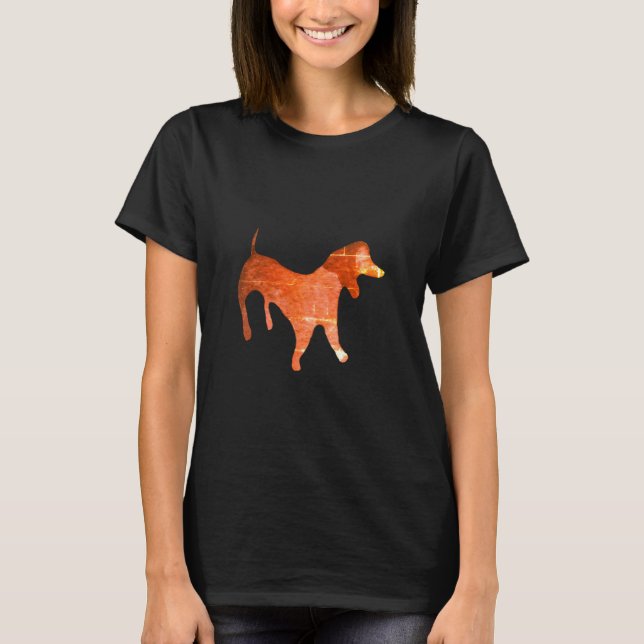 Dachshund T Shirt (Framsida)