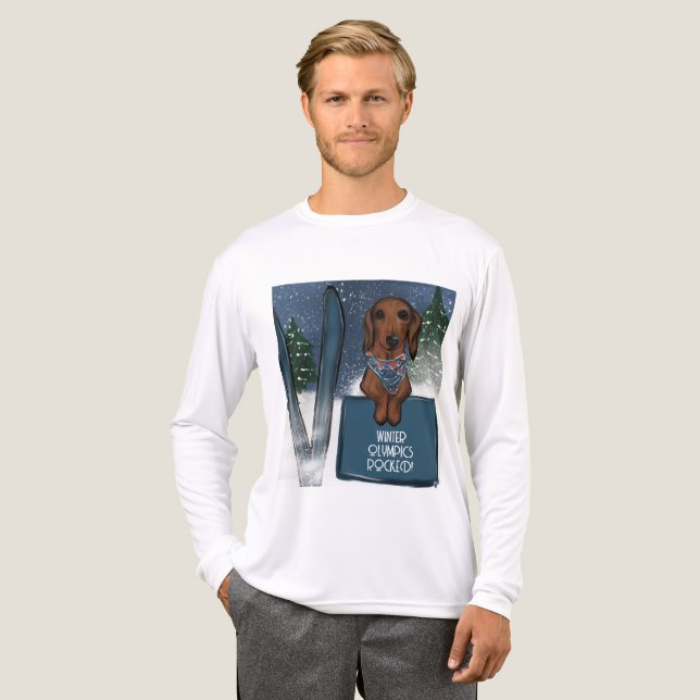DACHSHUND  T SHIRT (Hel framsida)