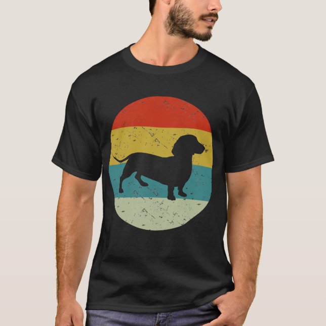 Dachshund T Shirt (Framsida)