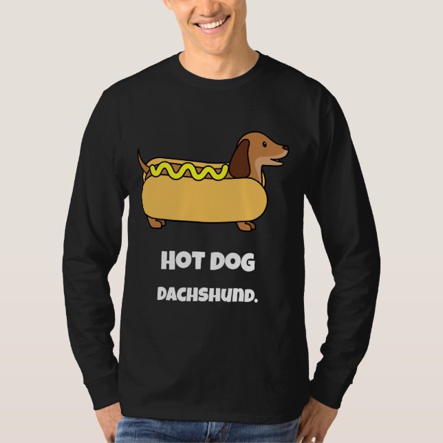 Dachshund T Shirt (Framsida)