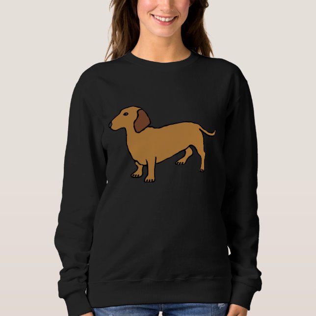 Dachshund T Shirt (Framsida)