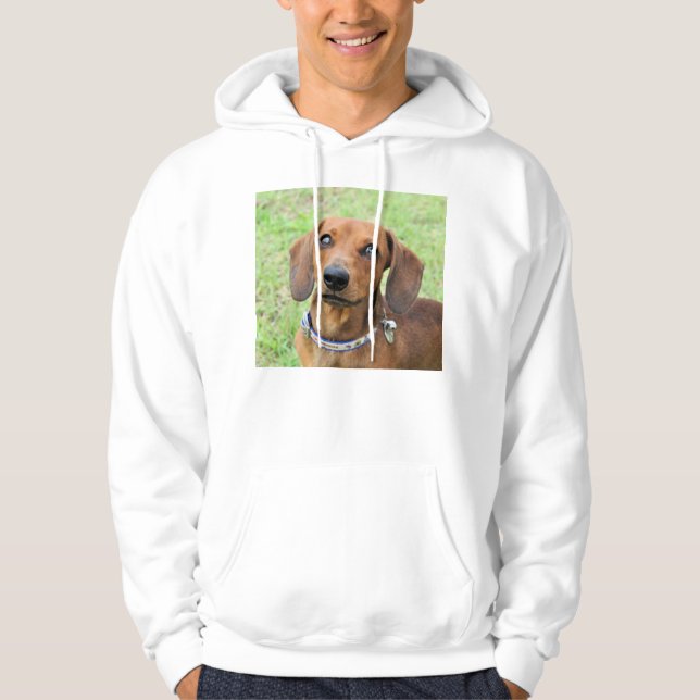 Dachshund T-Shirt Hoodie (Framsida)