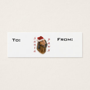 Dachshund Tassar Gift Märkres Litet Visitkort