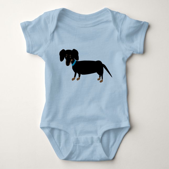 Dachshund Tee Shirt (Framsida)