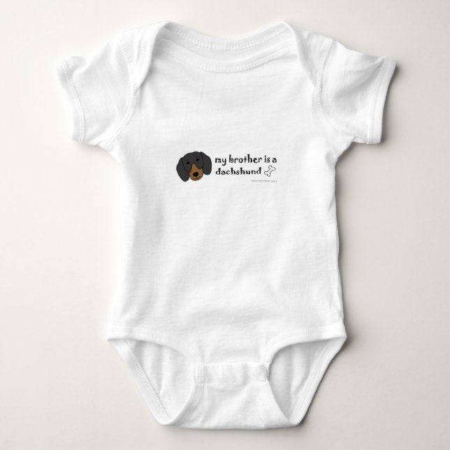 dachshund tee shirt (Framsida)