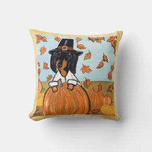 Dachshund Thanksgiving Kudde