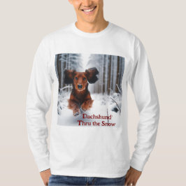 Dachshund Thru Snö T-Shirt