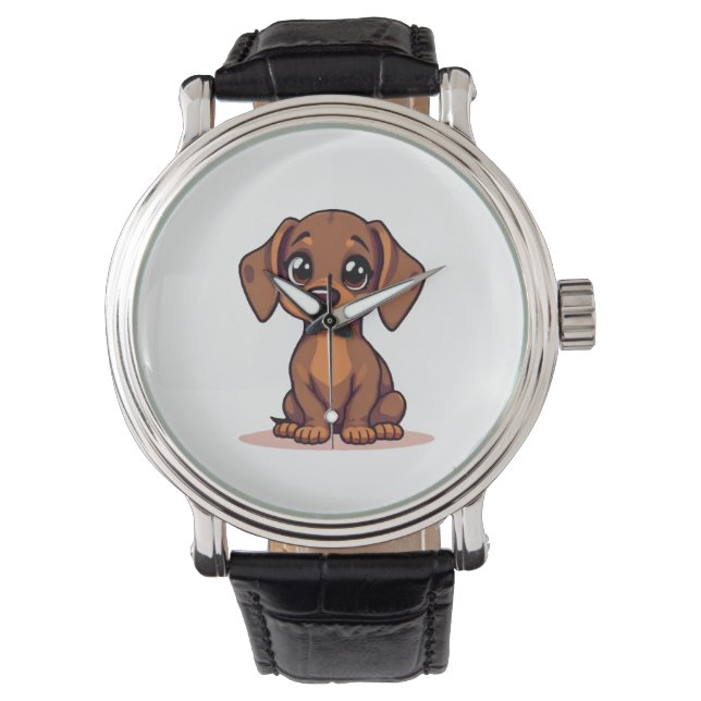 Dachshund Time biet Armbandsur (Framsida)