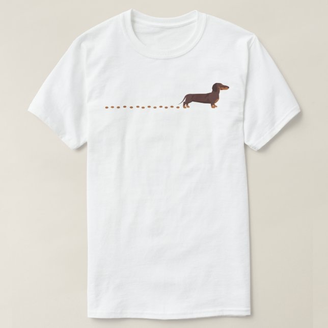 Dachshund Traces Dachshund Top T-Shirt (Design framsida)