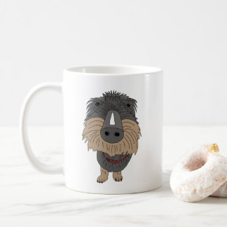 Dachshund, trådstyrd kaffemugg