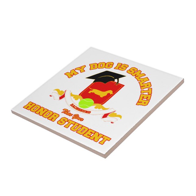 Dachshund [trådstyrd] kakelplatta (Sidan)