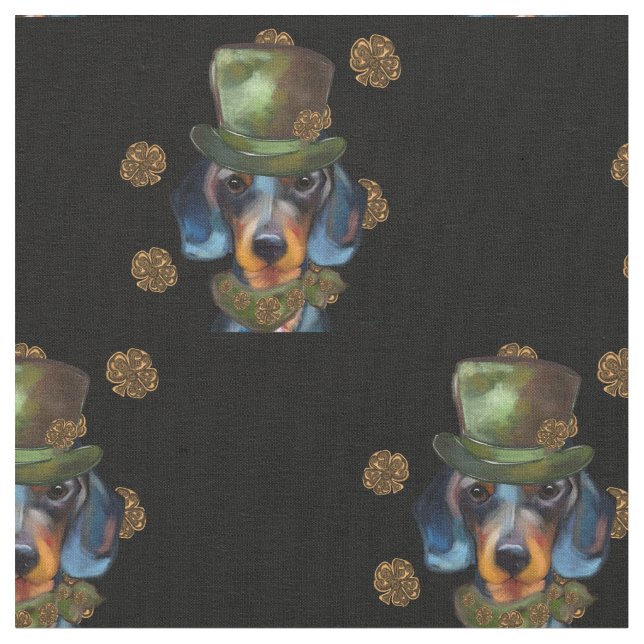 Dachshund  tyg (Närbild)