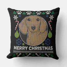 Dachshund Ugly jul Sweater Hund design