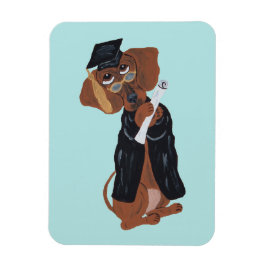 Dachshund-utexaminerad Magnet