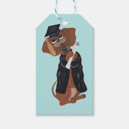Dachshund-utexaminerad Presentetikett