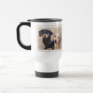 Dachshund (utjämnad) - Originalteckning av Hund Resemugg