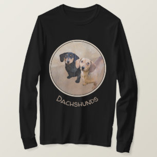 Dachshund (utjämnad) - Originalteckning av Hund T Shirt