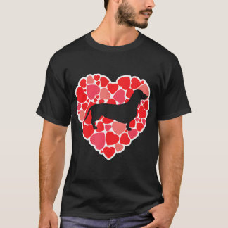 Dachshund Valentindagen Dachshund T Shirt
